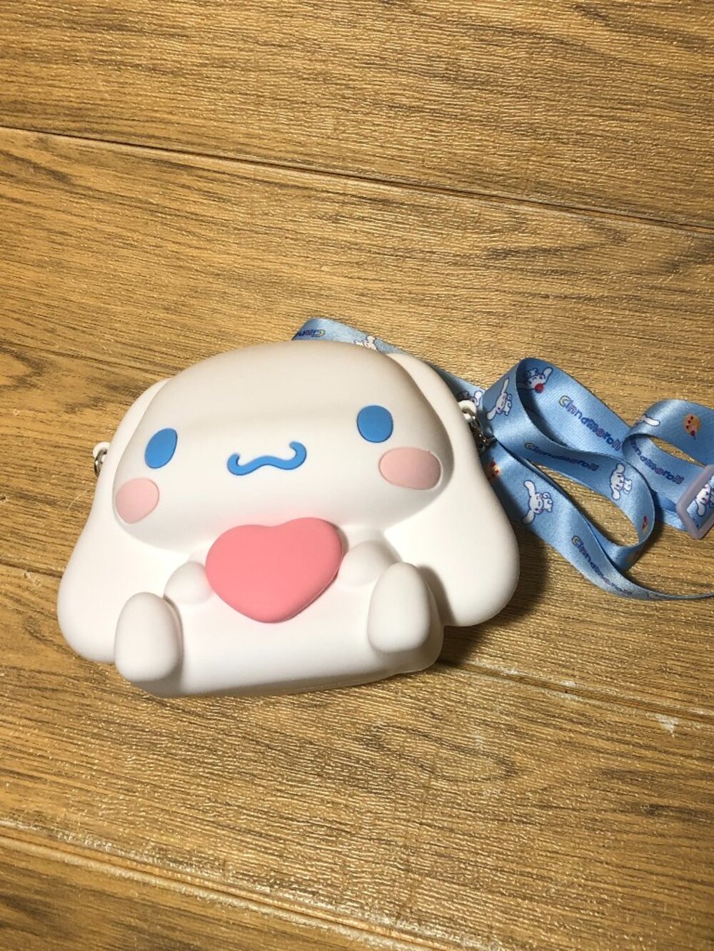 Cinnamoroll Sanrio's cute animal cross rubber body bag / handbag, Style Uncle